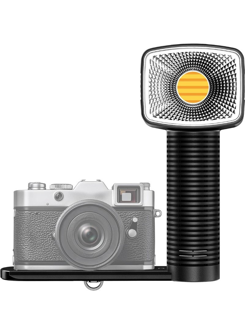 LENSGO 40SHC Retro Video Light 40W Bi Color Rechargeable LED with Softbox Phone and Camera Stand Dimmable 0 to 100 Percent 8 Lighting Effects for Canon Nikon Sony Fuji Panasonic Cameras and Smartphones - Image 1